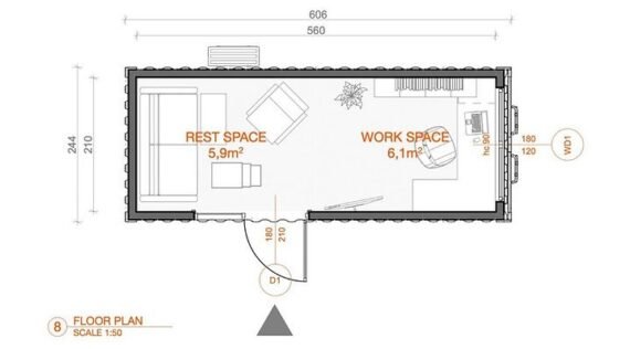 Bureau Conteneur 15 m² – Flexible et Mobile – Image 4