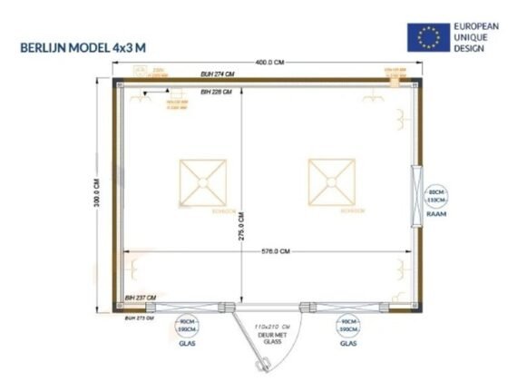 Conteneur Bureau 4×3 m – Espace de Travail Moderne et Isolé – Image 2