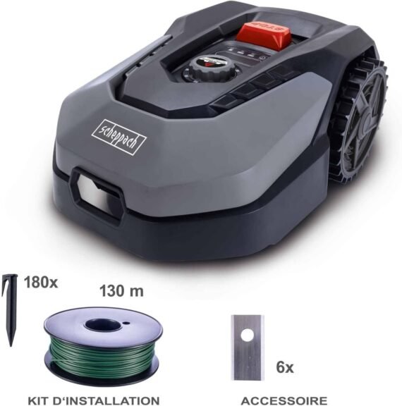 Robot tondeuse Scheppach XL600 – Autonome et connecté – Image 2