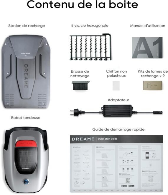 Robot tondeuse Dreame A1 – Technologie sans fil – Image 8