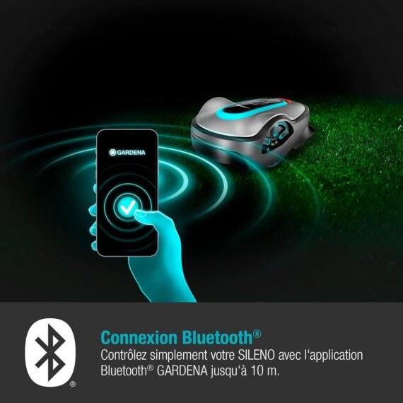 Robot tondeuse GARDENA Sileno Life 1250 – Autonome, précis et sécurisé – Image 6