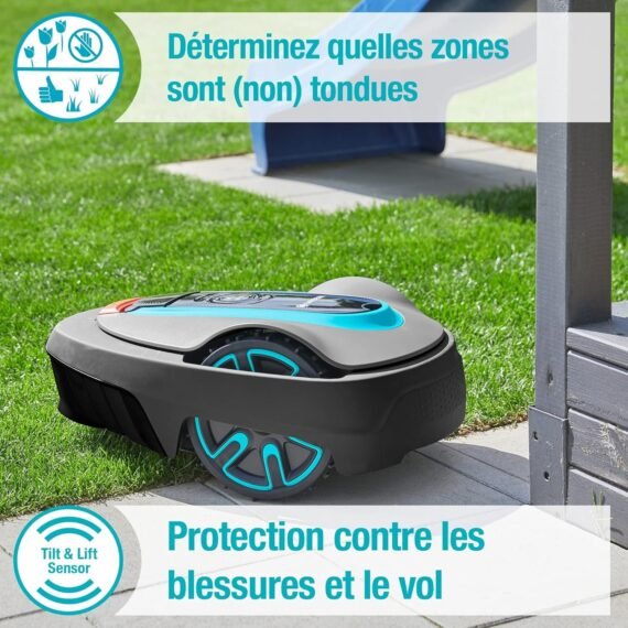 Robot tondeuse connecté GARDENA Smart SILENO LONA City 500 – Image 3