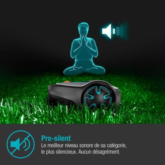 Robot tondeuse GARDENA Sileno Minimo 250 – Compact, intelligent et silencieux – Image 5