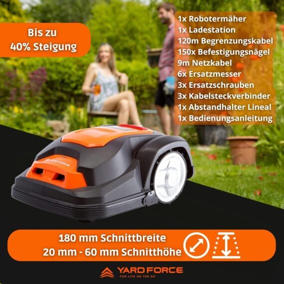 Tondeuse robot Yard Force SA650B – Image 3