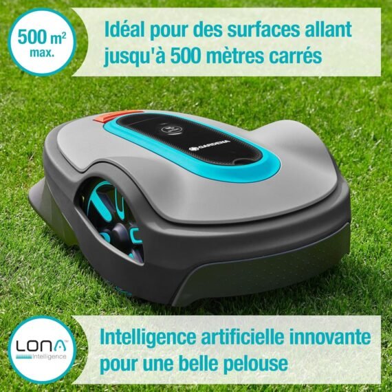 Robot tondeuse connecté GARDENA Smart SILENO LONA City 500 – Image 6