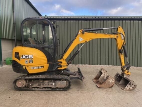 Mini Pelle JCB 8026 CTS (2014) – 2,6T + Équipements – Image 4