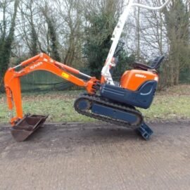 Kubota K008-3 Micro 0,8T (2013) – 2694 Heures, Entretien Complet, 3 Godets