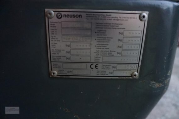 Neuson 1404 (2008) - 1,4T, 3620H, 3 Godets, Moteur Yanmar – Image 15
