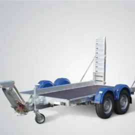 Hubière TPG 2502 25 – La remorque idéale pour mini-excavatrices