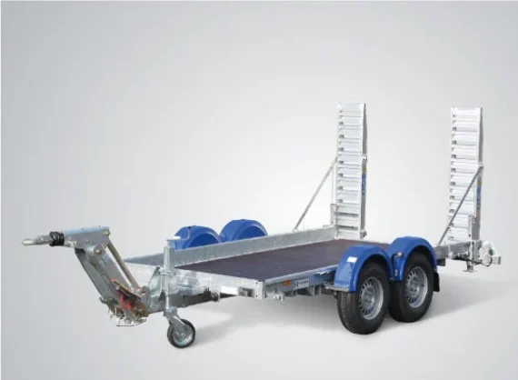 Hubière TPG 2502 25 – La remorque idéale pour mini-excavatrices